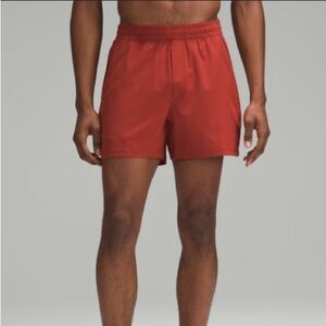 Lululemon Pace Breaker Linerless Short 5" Terra Orange S